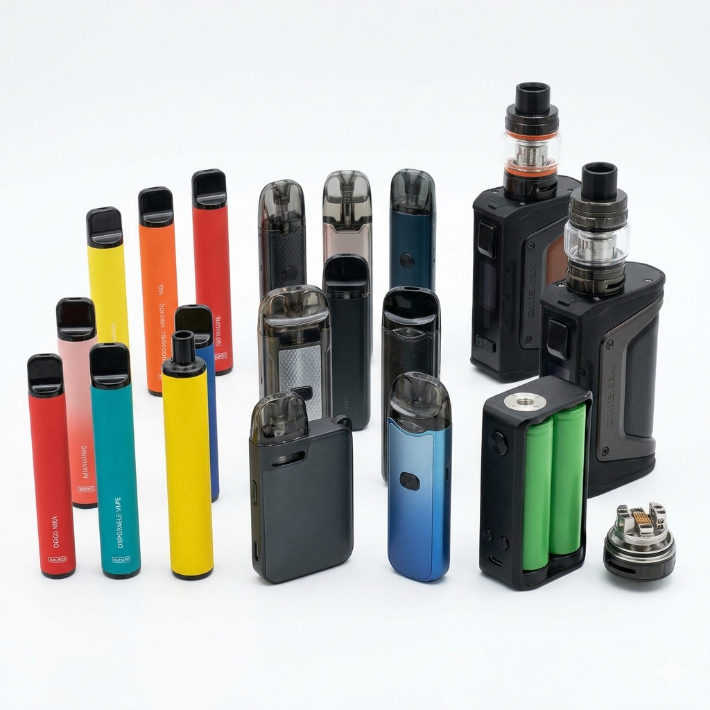 Moderní pod systém e-cigareta detail