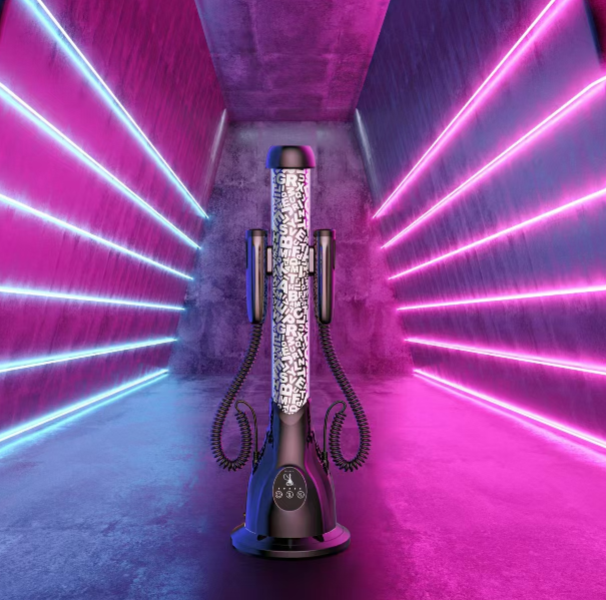 2026 Professional Laser Shisha Hookah: 12000mAh Ferrophosphate Battery Smart E-Shisha for Lounges